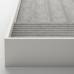 KOMPLEMENT Sissetõmmatav riiul + sisetükk, valge värvitud tamm, 100x58 cm