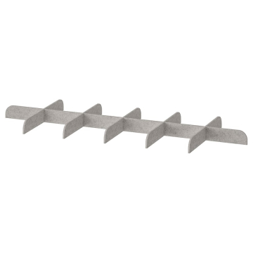 KOMPLEMENT Jagaja väljatõmmatavale alusele - helehall 100x35 cm PAX riidekappide sisemine furnituur