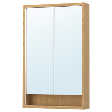 FAXÄLVEN  peegelkapp sisseehitatud valgustiga, 60x15x95 cm, tammeimitatsioon  LED-draiver