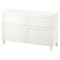 BESTÅ mööbli kombin. ustega/sahtlitega 120x42x74 cm