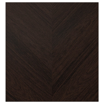 HEDEVIKEN  uks, 60x64 cm, tumepruun peitsitud tammespoon