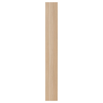 FORSAND hingedega uks 25x229 cm valge peitsitud tamme efekt