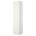PAX, riidekapp koos 1 uksega 49.8x60x236.4 cm valge/Bergsbo valge