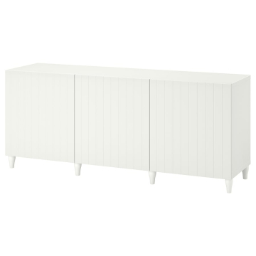 BESTÅ, kapp 180x42x74 cm valge/Sutterviken/Kabbarp valge