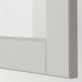 LERHYTTAN klaasuks 40 x 80 cm helehall