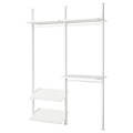 ELVARLI 2 osa, valge, 175x51x222-350 cm