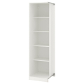 PAX 4 riiuliga nurgamoodul 52.5x58x201.2 cm valge