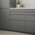 VOXTORP sahtli esipaneel 40x20 cm tumehall