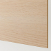 MEHAMN, IKEA 75x201 cm valge peitsitud tamme efekt/valge
