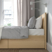 MALM Voodiraam 4 sahtliga 160x200cm, pleegitatud tamm MALM Voodiraam 4 sahtliga 160x200cm, pleegitatud tamm