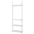 ELVARLI 1 sektsioon, valge, 92x51x222-350 cm
